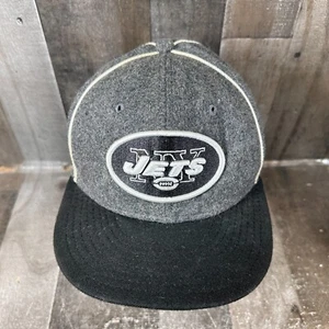 New Era NEW YORK JETS 59Fifty 5950 Negro Ajustado Sombrero Gorra 7 NFL - Imagen 1 de 11