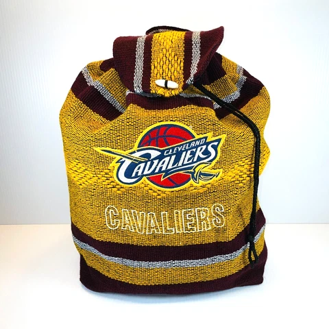 NBA Cleveland Cavaliers Cavs Woven Backpack Bag - Excellent Condition Cover