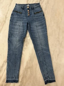 Justice ~ Girls High Rise Button Fly Jeggings in Size 16 - Picture 1 of 10