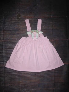 NEW Boutique Cow Sleeveless Pink Dress Size 5-6 - Picture 1 of 3