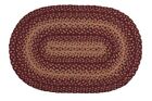 IHF Wohnkultur geflochtener Bereich Teppich ovale Bodenmatte Jutefaser 5' x 8' Vintage Stern
