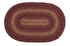 IHF Home Decor Braided Area Rug Oval Floor Mat Jute Fiber 5' X 8' Vintage Star