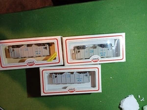 Lot of 3 HO Scale Norfolk & Western 177504 2-bay 36' Hopper Freight Train Car - Picture 1 of 12
