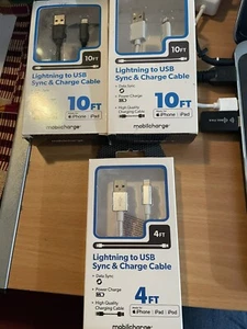 Mobilcharge Lighting to USB Sync & Charge Cable Made for IPhone or iPad - Photo 1 sur 7