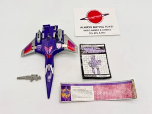 1986 Cyclonus mit Booklet & Tech Spec komplett G1 Transformers Figur - Bild 1 von 4