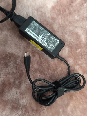 Genuine 45W USB-C AC Power Supply Adapter Chicony A18-045N1A 20V 2.25A OEM - Image 1 of 4
