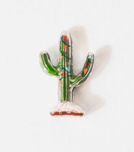 ¡NUEVO! VACACIONES 2023 Origami Búho Cactus con LUCES Esmalte Flotante NAVIDAD Dije - Imagen 1 de 3