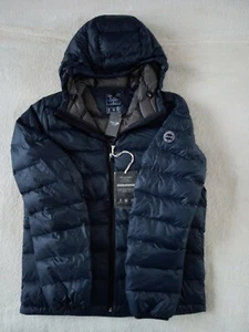 Mens Abercrombie & Fitch Water Resistant Down Quilted Hoodie Jacket Size M - Picture 1 of 11