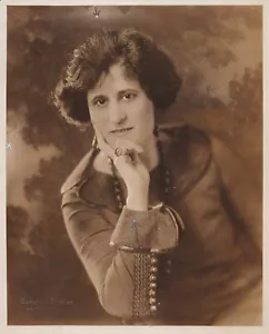 Fotografía de prensa de 1921 dramaturga y autora Rita Weiman - Imagen 1 de 2