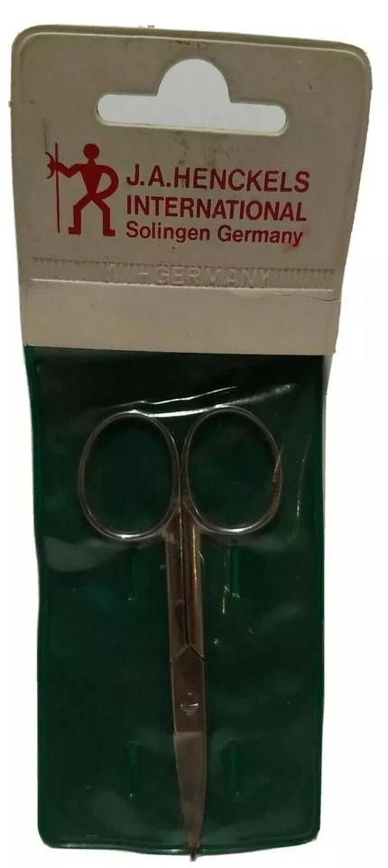 J. A. Henckels 美甲和脚趾甲剪刀 德国 复古 全新 专业修剪机  — 第 1/3 张图片