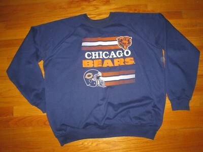 CHICAGO BEARS De Colección Años 80 Era Ditka Garan Sudadera Camiseta Chaqueta EXCELENTE EE. UU. Foto 1 de 3