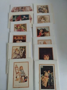Unbenutzte Hallmark Crestwick Susan Earle Stuart Hall Kätzchen Katze Grußkarte Lot - Bild 1 von 5