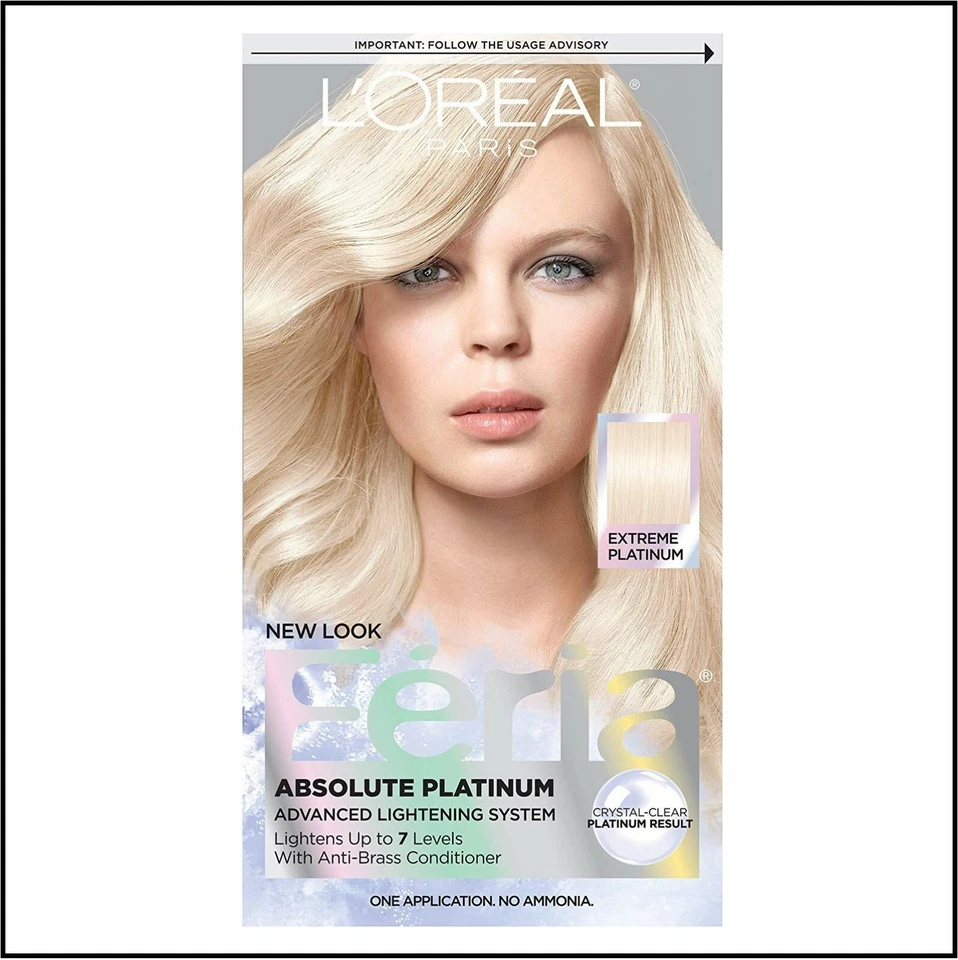 Loreal Paris Feria Absolute Extreme Platinum Hair Lightening System