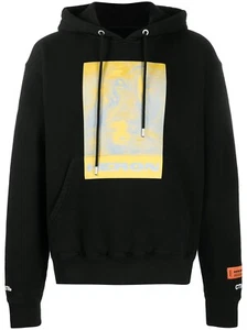 SUDADERA CON CAPUCHA HERON PRESTON LITHO BIRDS LOGOTIPO PÁJAROS HMBB015R21JER0021018 - Imagen 1 de 5