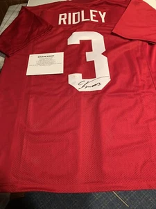 CALVIN RIDLEY SIGNED REPLICA Alabama JERSEY JSA COA - Picture 1 of 4