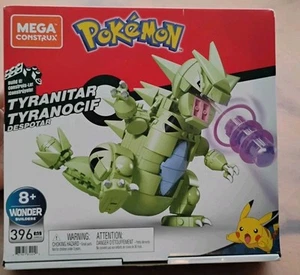 Mega Construx Pokemon Building Block Set GMD32 Tyranitar Laravatar Figure Rare - Picture 1 of 8