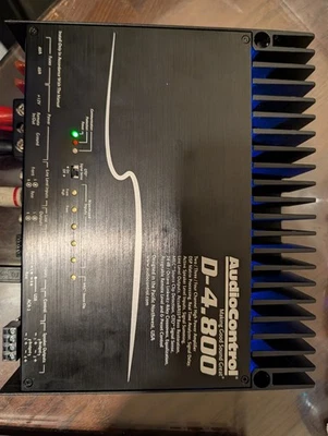 AUDIOCONTROL D-4.800 4 CHANNEL CAR AMPLIFIER DSP MATRIX DIGITAL SOUND PROCESSING - Image 1 of 4