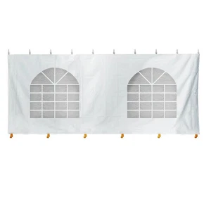 7x20 Window Sidewall for Canopy Event Tent Waterproof 14 oz Vinyl Panel Used - Picture 1 of 8