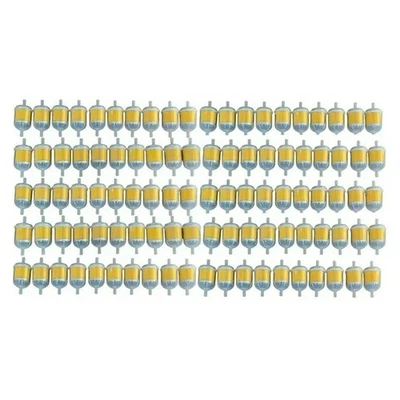 100pc Fuel / Gas Filter LOT, High Flow 6.5mm 1/4" Scooter Motorcycle ATV etc. - Image 1 of 4