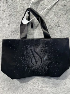 Victoria’s Secret Shine Tote Bag Black Friday 2024 VS Logo Sparkly Bling NWT - Picture 1 of 8