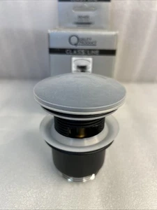Remer Rubinet Terie Class Line 905CC2114NO Pop-Up BLACK Drain with “click-clack” - Picture 1 of 13