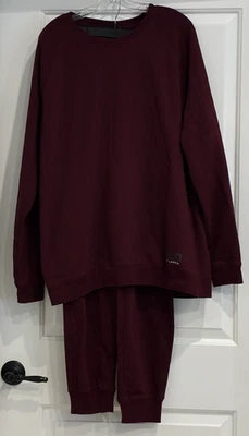 Polo Ralph Lauren Men's Set of PJS Size XL Burgundy Top & Pants Loungewear Soft - Image 1 of 4