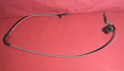 Harley Sportster XL883C 2000 OEM palanca de embrague izquierda línea trenzada de acero Foto 1 de 4