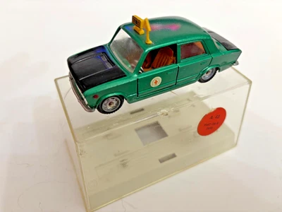 RARA MEBETOYS FIAT 124 TAXI + BOX ORIGINALE - Immagine 1 di 4