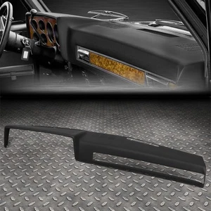 FOR 81-91 CHEVY GMC C/K/V/R BLAZER OE STYLE MOLDED DASH CAP COVER OVERLAY BLACK - Bild 1 von 7