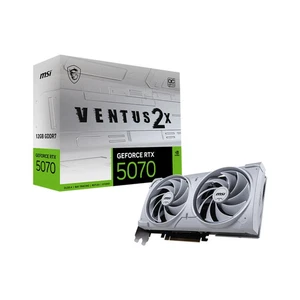 MSI GEFORCE RTX 5070 12G VENTUS 2X OC WHITE 12Gb Gddr7/Pci Express 5.0/2625Mhz/2 - Bild 1 von 6