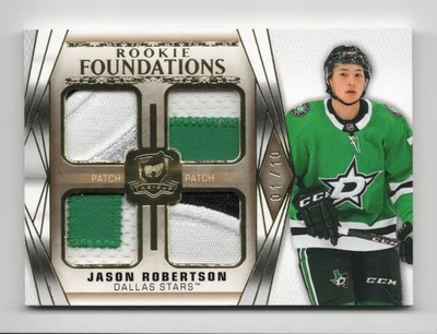 2020-21 The Cup Rookie Foundations Quad Patch Gold #F-JR Jason Robertson 01/10 ! - Image 1 of 2