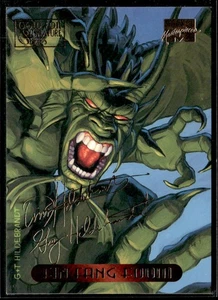 1994 Fleer Marvel Masterpieces Hildebrandt #37 Fin Fang Foom Gold Foil Signature - Bild 1 von 2