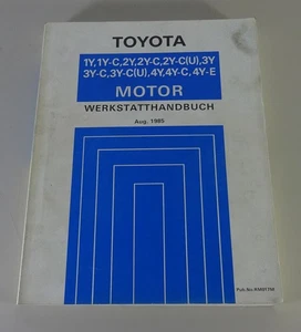 Manual De Taller Toyota Motor 1Y, 1Y-C, 2Y, 2Y-C, 3Y, 3Y-C, 4Y, 4Y-C, 4Y-E 1985 - Imagen 1 de 3