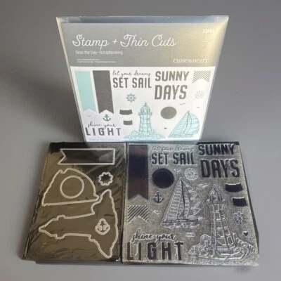 CTMH SEAS THE DAY — набор марок для скрапбукинга и тонких разрезов #Z3701, новые!! - Изображение 1 из 4