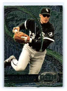 1997 Fleer Skybox Metal Universe Robin Ventura Chicago White Sox #62 - Picture 1 of 2