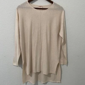 Suéter túnica Kerisma para mujer talla M/L neutro suave mezcla de lana minimalista - Imagen 1 de 7