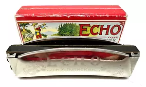 Armonica curva M Hohner Echo Grand Prix di fabbricazione tedesca - Foto 1 di 5