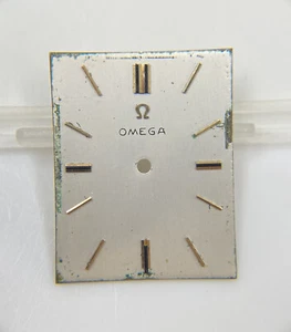 Omega Cal. Original Vintage Reloj 620 plata 19,5 mm X 24,5 mm esfera rectangular - Imagen 1 de 10