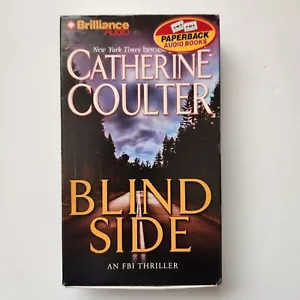 Catherine Coulter Blind Side Audio Cassette FBI Thriller 4 Tapes Brilliance Audi - Picture 1 of 6