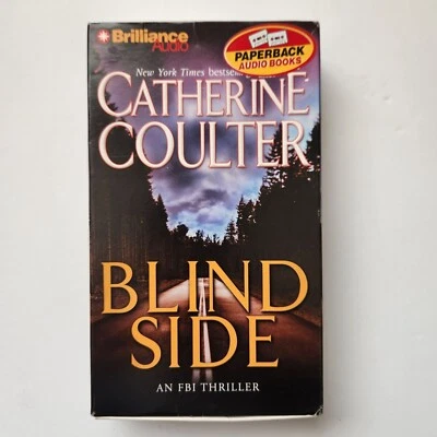 Catherine Coulter Blind Side Audio Cassette FBI Thriller 4 Tapes Brilliance Audi - Image 1 of 4