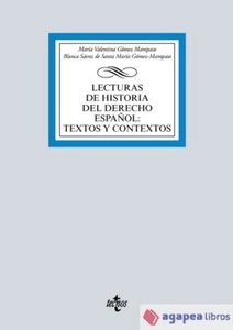 Lecturas de Historia del Derecho Español: Textos y contextos - Imagen 1 de 1