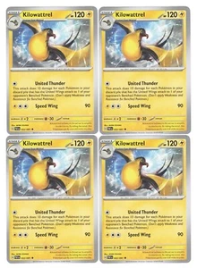 Kilowattrel 022/091 - Paldean Fates - x4 Pokemon Card Playset - Picture 1 of 1