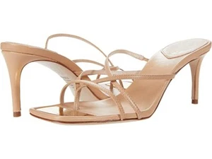 Schutz Tyna sandali donna mezza collina scarpa stiletto miele beige taglia 7 US - Foto 1 di 4