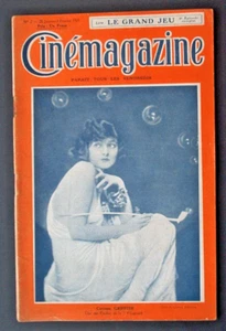 Cinemagazine 1921 N° 2 Corinne Griffith, Priscilla Dean FRENCH MOVIE MAGAZINE - Bild 1 von 4