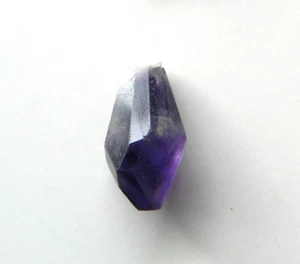 Amethyst, 100% Natural Faceted Stick Shape Briolette, 19mm x 9mm Approx, No 2 - Bild 1 von 1