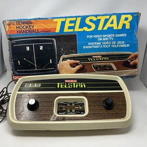 Coleco Canada Telstar 6040 Console & Box 1st TV Game System Untested Parts 1976 - Picture 1 of 18