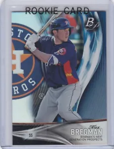 Alex Bregman ROOKIE KARTE Baseball 2016 Bowman Platinum RC Astros NEXT GENERATION - Bild 1 von 2
