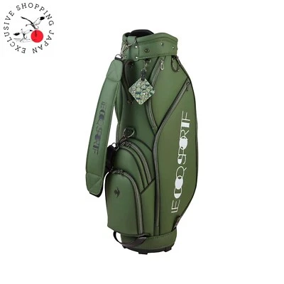 Le Coq Sportif Ladies Mondrian Logo Cart Bag Khaki 8.5in 3.3kg 6way Divider 2025 - Image 1 of 4