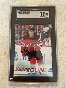 2019-20 Upper Deck - Young Guns #201 Jack Hughes (RC) SGC 10 - Picture 1 of 2