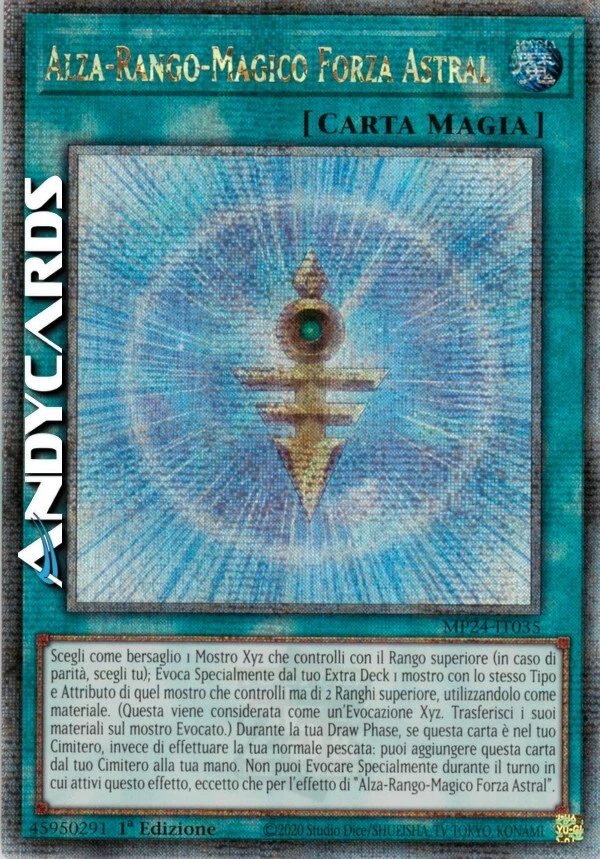 ALZA-RANGO-MAGICO FORZA ASTRAL • Quarter Century • MP24 IT035 • 1Ed • Yugioh! - Immagine 1 di 1